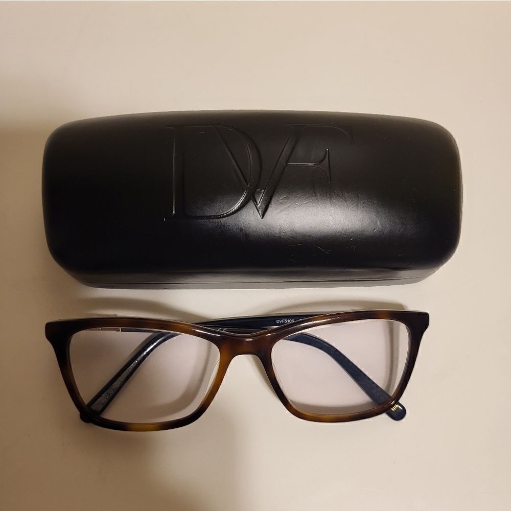 Diane Von Furstenberg Tortoise Shell Glasses